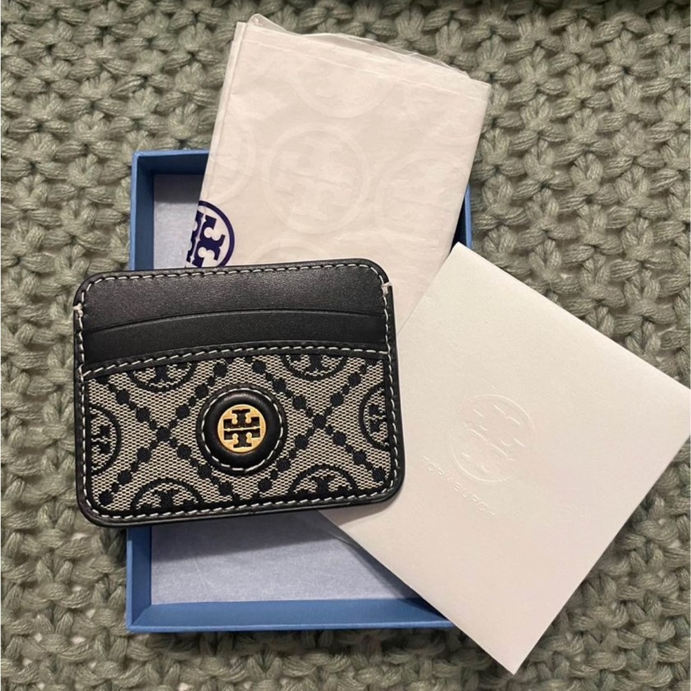 Tory Burch T Monogram Card Case Wallet